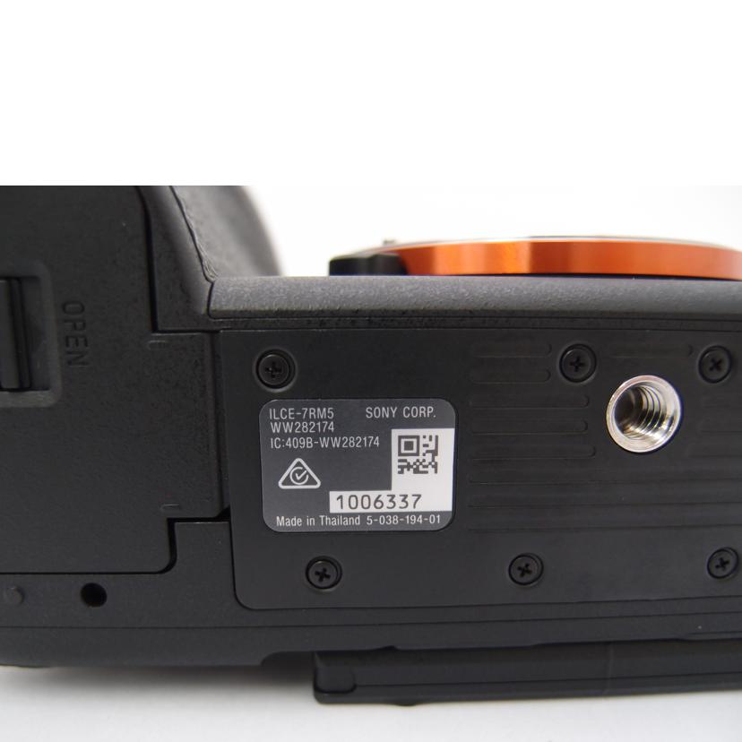 ＳＯＮＹ ソニー/フルサイズミラーレス一眼レフカメラ/α7R V ILCE-7RM5 ﾎﾞﾃﾞｨ//1006337/Aランク/69