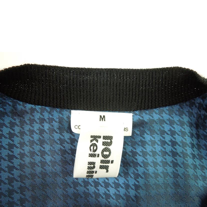 ｎｏｉｒ　ｋｅｉ　ｎｉｎｏｍｉｙａ　ＣＯＭＭＥ　ｄｅｓ　ＧＡＲＣＯＮＳ/ｎｏｉｒ　ｋｅｉ　ｎｉｎｏｍｉｙａ　ＣＯＭＭＥ　ｄｅｓ　ＧＡＲＣＯＮＳ　異素材ニットブラウス　ブラック・ブルー　サイズＭ/3Ｈ－N004//ABランク/83