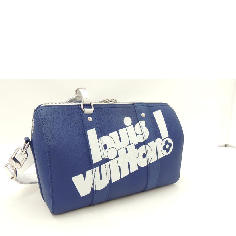 ＬＯＵＩＳ　ＶＵＩＴＴＯＮ ルイヴィトン　ミニボストン　2WAY　ショルダー　斜め掛け　青　/シティ・キーポル／エブリデイＬＶ／ブルー/M58747//RFID確認済/SAランク/69