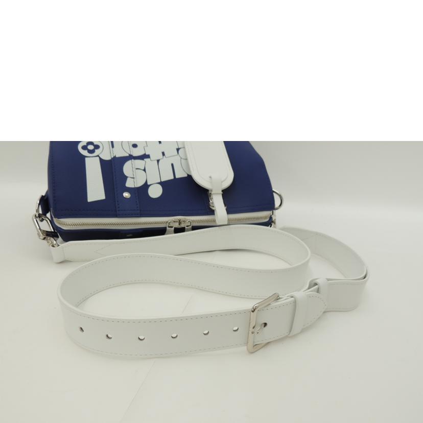 ＬＯＵＩＳ　ＶＵＩＴＴＯＮ ルイヴィトン　ミニボストン　2WAY　ショルダー　斜め掛け　青　/シティ・キーポル／エブリデイＬＶ／ブルー/M58747//RFID確認済/SAランク/69