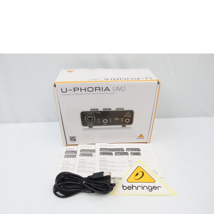 Ｂｅｈｒｉｎｇｅｒ Behringer/オーディオインターフェイス/UM2//Bランク/83