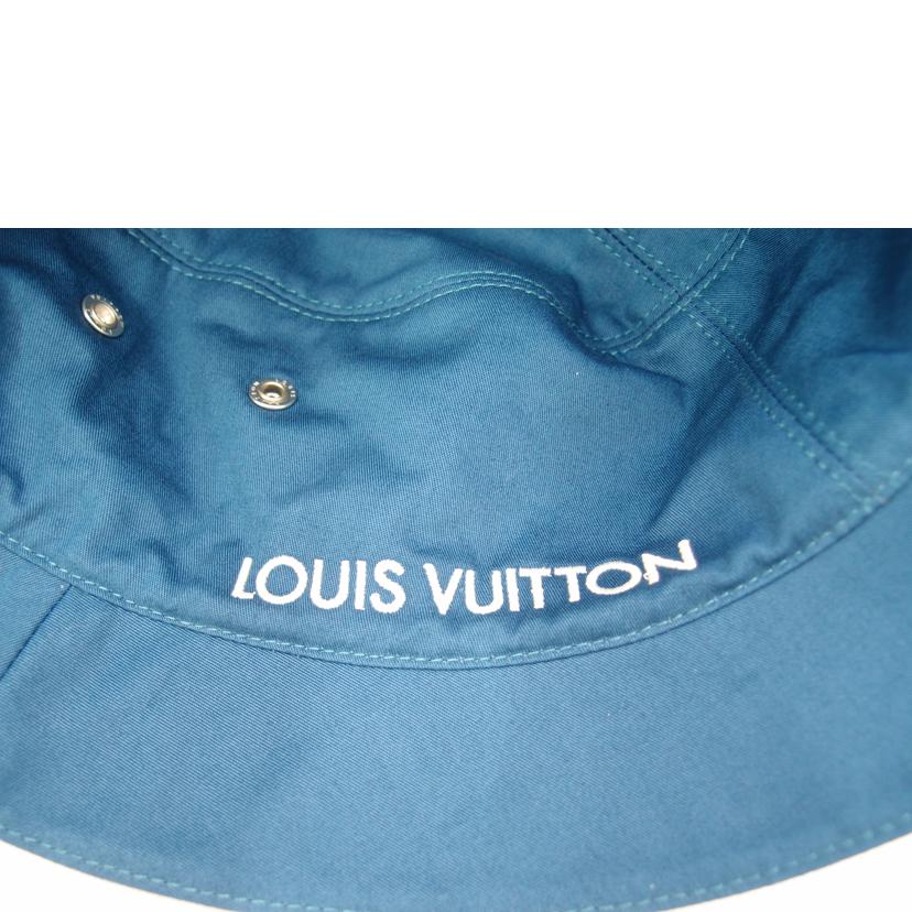 ＬＯＵＩＳ　ＶＵＩＴＴＯＮ ルイヴィトン　青　リバーシブル　/デニムハット／ポネモノグラムエッセンシャル／６０/M76587//TO1220/SAランク/69