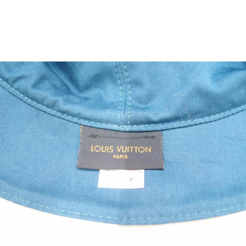 ＬＯＵＩＳ　ＶＵＩＴＴＯＮ ルイヴィトン　青　リバーシブル　/デニムハット／ポネモノグラムエッセンシャル／６０/M76587//TO1220/SAランク/69