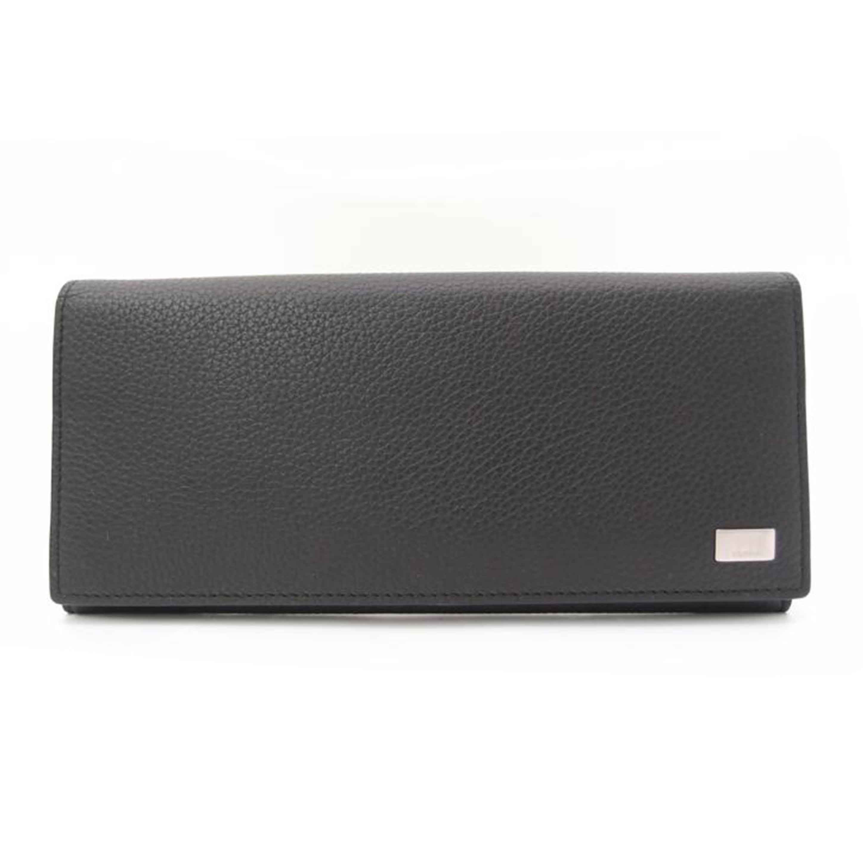 ｄｕｎｈｉｌｌ ダンヒル　黒　メンズ/アボリティーズ二つ折り長財布／ブラック/19F2910AV001//0221/SAランク/69