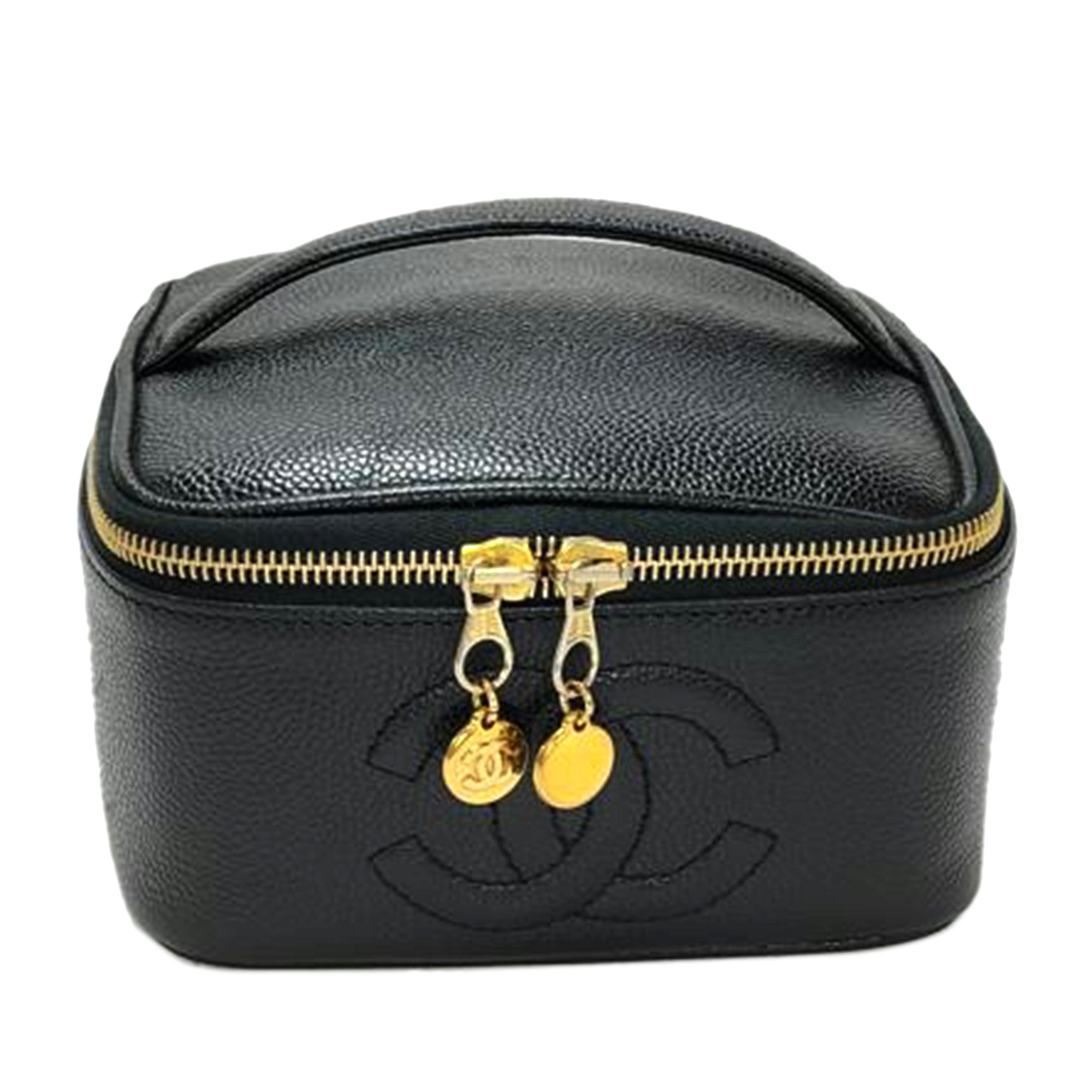 ＣＨＡＮＥＬ シャネル/バニティバッグ　キャビアスキン　ヴィンテージ　横型　ゴールド金具　ココマーク//4644033/Bランク/52