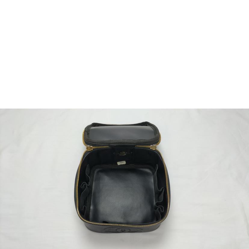 ＣＨＡＮＥＬ シャネル/バニティバッグ　キャビアスキン　ヴィンテージ　横型　ゴールド金具　ココマーク//4644033/Bランク/52