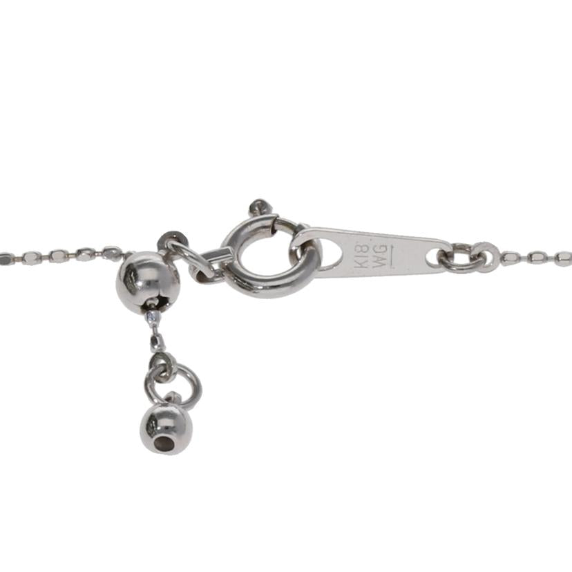 /　Ｋ１８ＷＧダイヤネックレス０．３０ｃｔ//Aランク/75