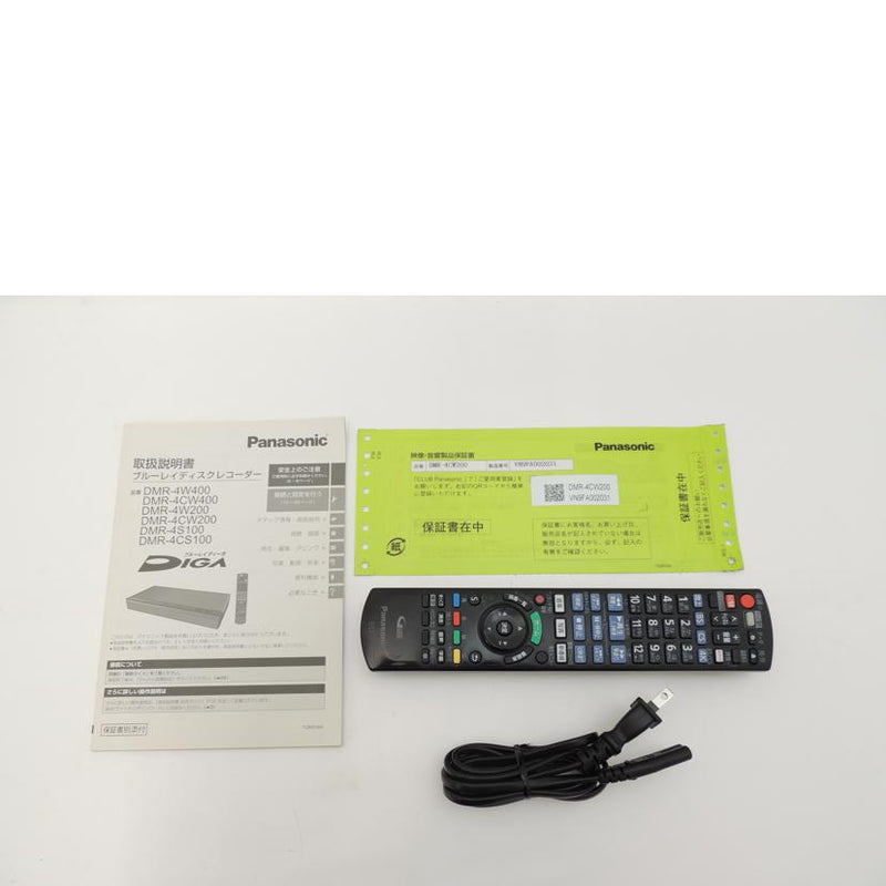 DIGA DMR-4W200 新品　未開封　保証１年あり　Panasonic