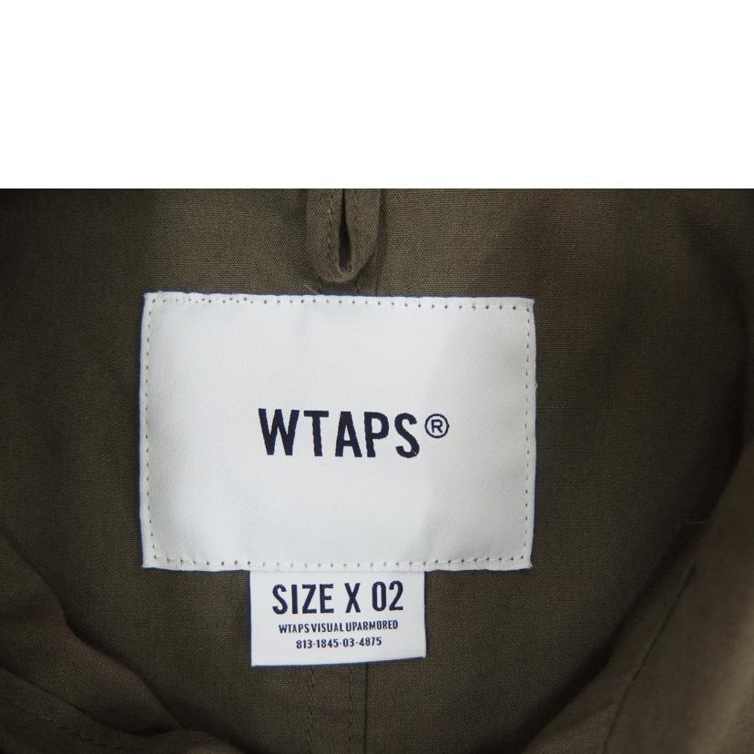 ＷＴＡＰＳ ﾀﾞﾌﾞﾙﾀｯﾌﾟｽ/ミリタリー半袖シャツ／カーキ/201BRDT-SHM05//ABランク/82