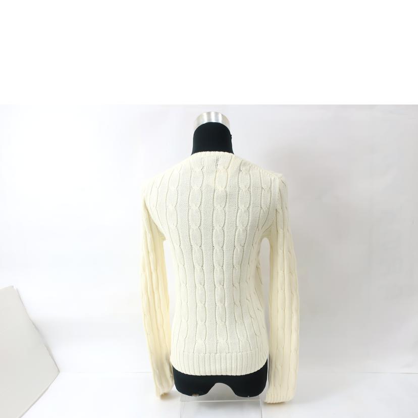ＲＡＬＰＨ　ＬＡＵＲＥＮ ラルフローレン/ケーブルニット　コットンクルーネックセーター／Ｓサイズ／１０１ナチュラル/WMPOSWENC020651//SAランク/65