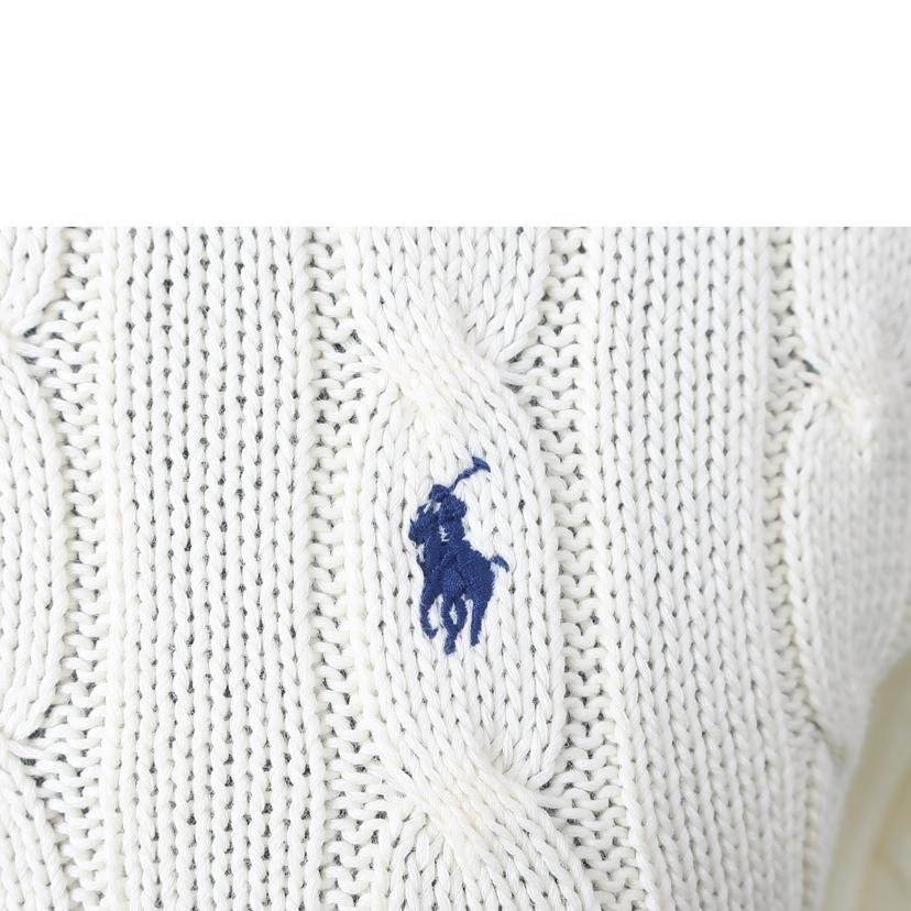 ＲＡＬＰＨ　ＬＡＵＲＥＮ ラルフローレン/ケーブルニット　コットンクルーネックセーター／Ｓサイズ／１０１ナチュラル/WMPOSWENC020651//SAランク/65
