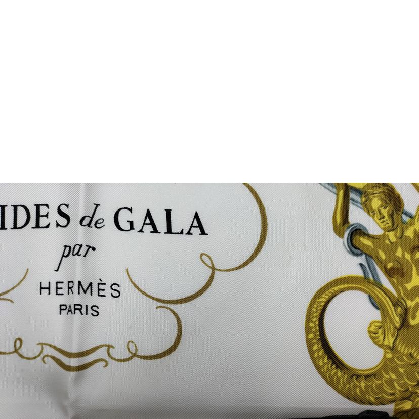 ＨＥＲＭＥＳ エルメス/カレ９０　ＢＲＩＤＥＳ　ｄｅ　ＧＡＬＡ　スカーフ//ABランク/52