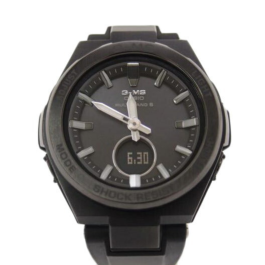 ＣＡＳＩＯ カシオ　腕時計　レディース　ブラック文字盤　MULTI BAND 6/ＢＡＢＹ－Ｇ／Ｇ－ＭＳ／電波ソーラー/MSG-W200G-1A2JF//003A089A/ABランク/69