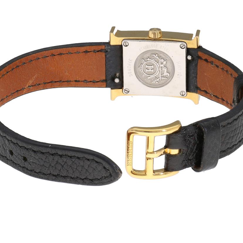 極美品 HERMES エルメス HH1.101 Hウォッチ ミニ 付属品付き HERMES エルメス HH1.101 Hウォッチ ミニ 腕時計 PGP 革