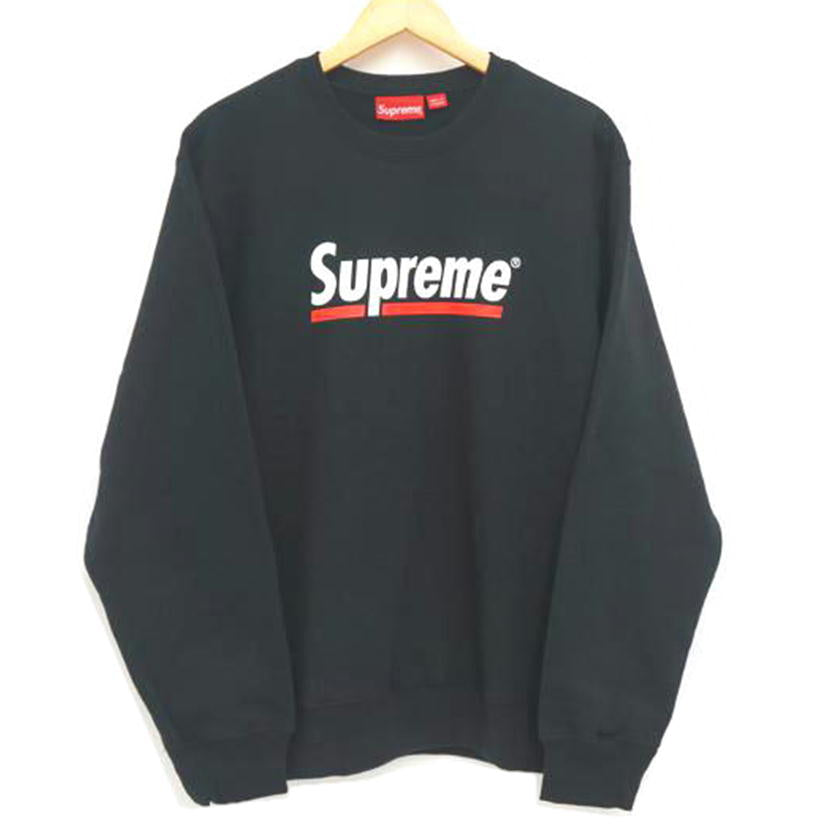 ＳＵＰＲＥＭＥ シュプリーム/アンダーラインクルーネックスウェット　　ＢＬＫ／ＷＨＴ／ＲＥＤ//Aランク/09