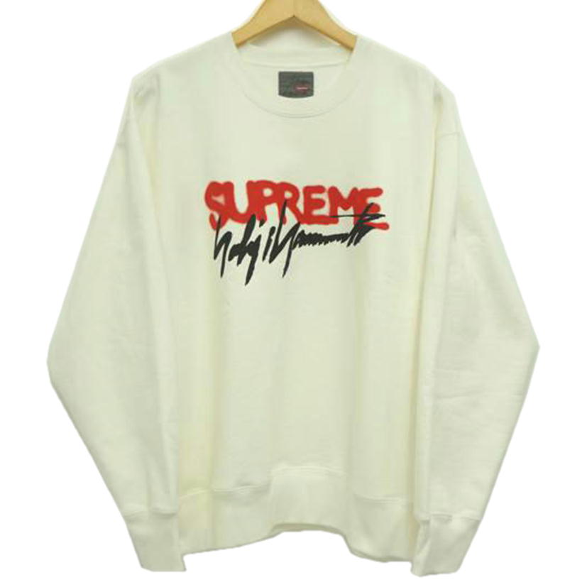 ＳＵＰＲＥＭＥ　ｘ　ＹＯＨＪＩ　ＹＡＭＡＭＯＴＯ シュプリームｘヨージヤマモト/ロゴクルーネックスウェット　ＷＨＴ//Aランク/09