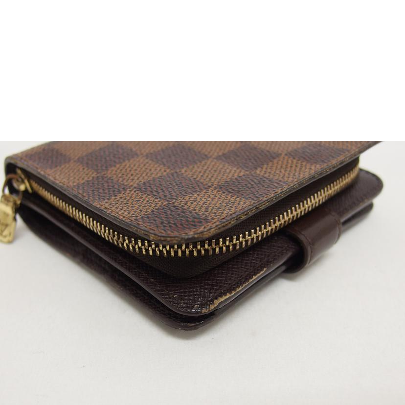 ＬＶ ルイヴィトン/コンパクトジップ／ダミエ／エベヌ/N61668//CA0091/Bランク/04