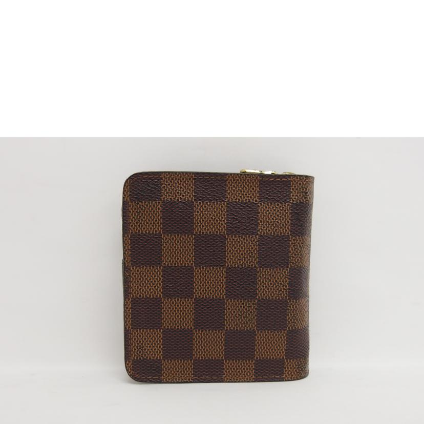 ＬＶ ルイヴィトン/コンパクトジップ／ダミエ／エベヌ/N61668//CA0091/Bランク/04