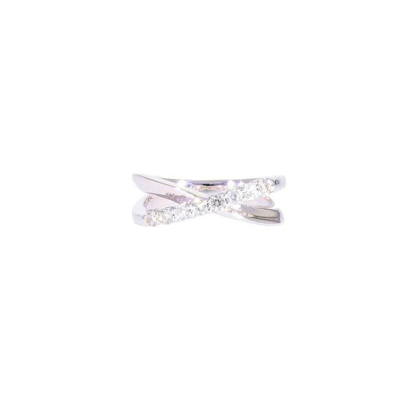 /　Ｋ１８ＷＧダイヤリング０．２７ｃｔ//Aランク/78