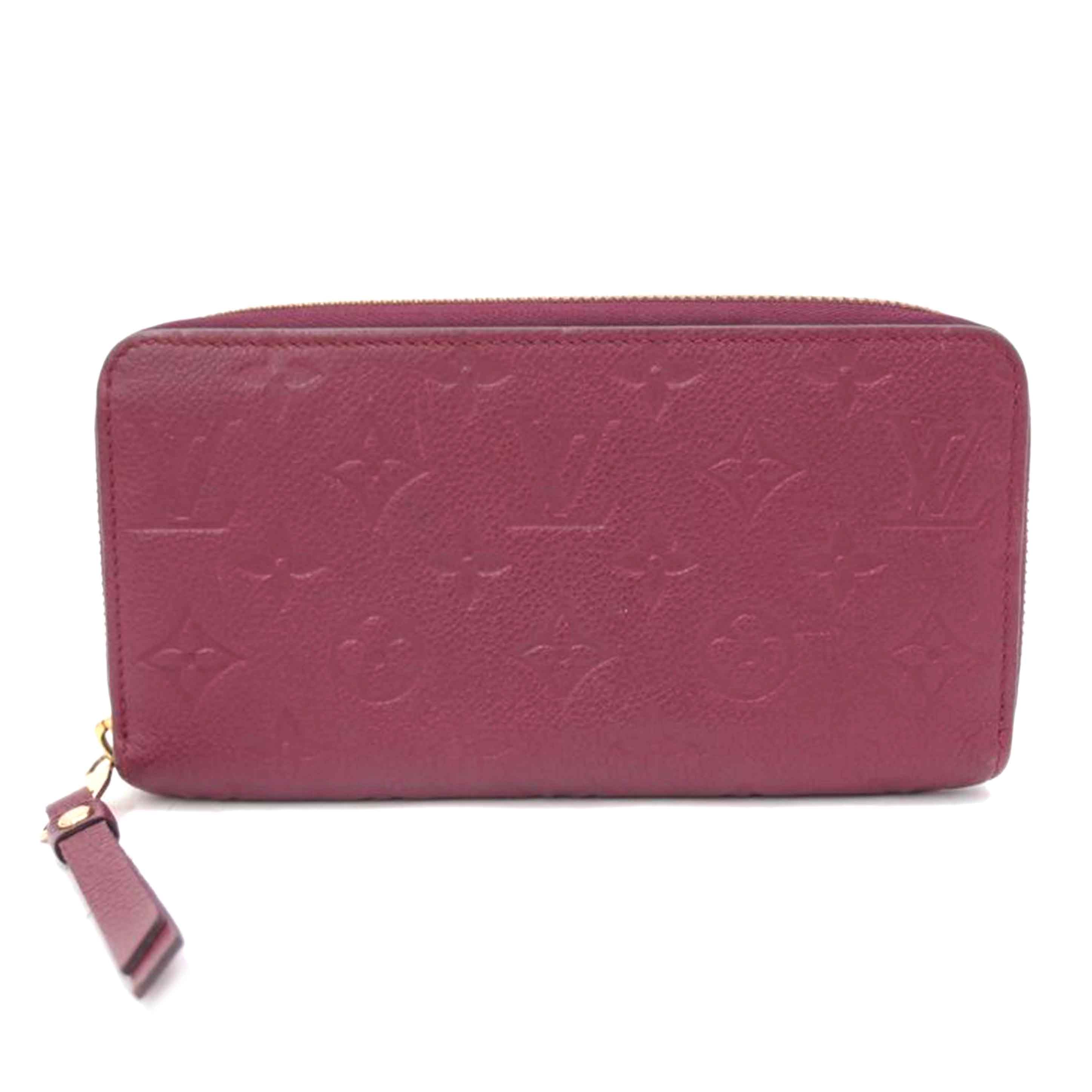 ＬＯＵＩＳ　ＶＵＩＴＴＯＮ ルイヴィトン　ワインレッド　長財布　レザー　ラウンドファスナー/ジッピー・ウォレット／アンプラント／オロール/M60549//SP4***/Aランク/69