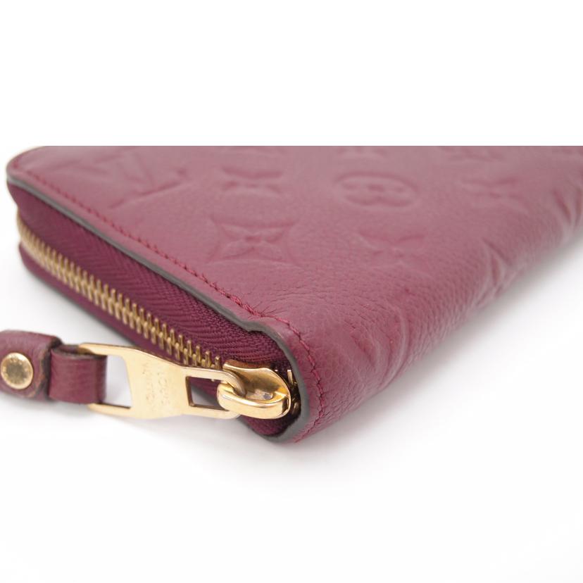 ＬＯＵＩＳ　ＶＵＩＴＴＯＮ ルイヴィトン　ワインレッド　長財布　レザー　ラウンドファスナー/ジッピー・ウォレット／アンプラント／オロール/M60549//SP4***/Aランク/69