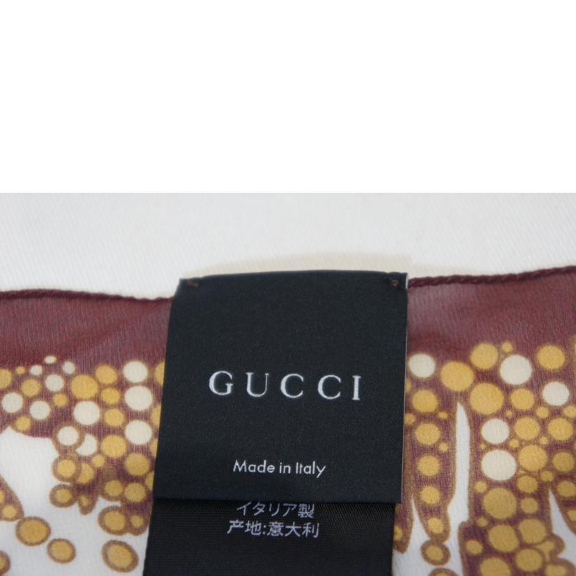 ＧＵＣＣＩ グッチ/スカーフ／１１０ｃｍＸ１１０ｃｍ/3806483G014//Aランク/94