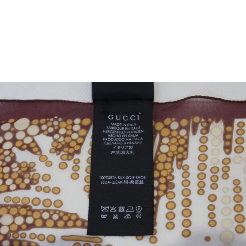 ＧＵＣＣＩ グッチ/スカーフ／１１０ｃｍＸ１１０ｃｍ/3806483G014//Aランク/94