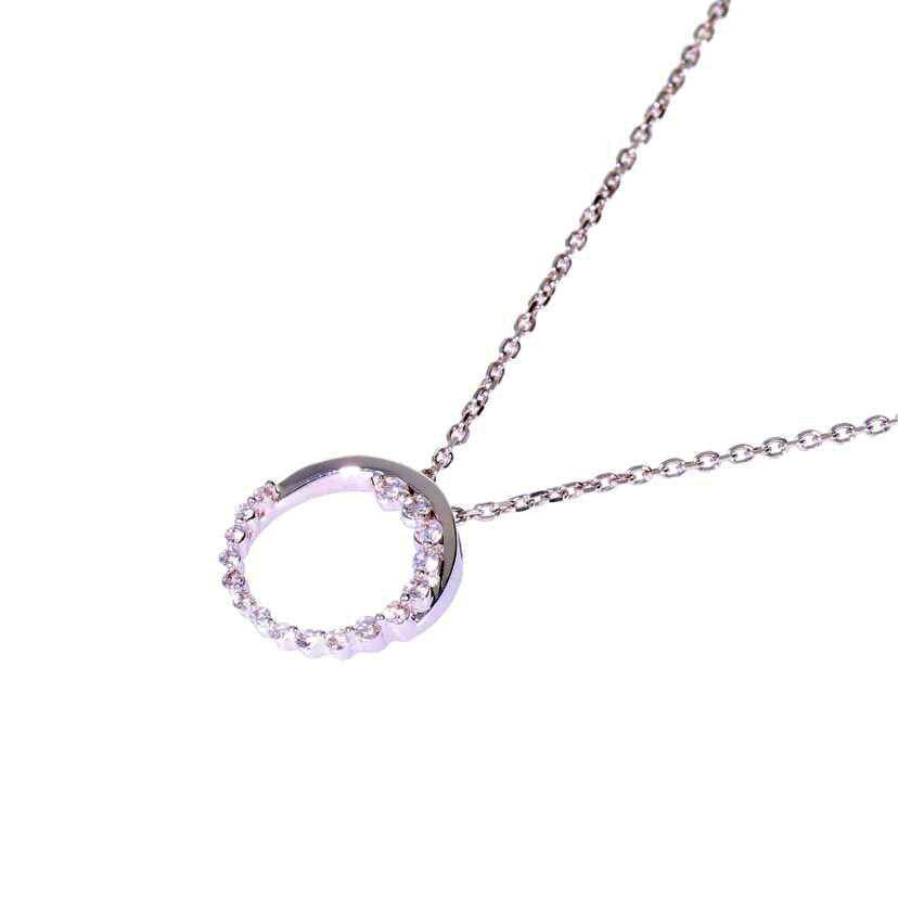 /　Ｋ１８ＷＧダイヤネックレス０．２０ｃｔ//Aランク/71