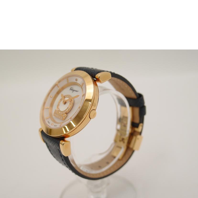 Ｓ．Ｆｅｒｒａｇａｍｏ サルバトーレ・フェラガモ　腕時計　革ベルト　MINUETTO　ゴールドケース/Ｓａｌｖａｔｏｒｅ　Ｆｅｒｒａｇａｍｏ／メヌエット／クォーツ/FQ4060013//FQ4-091403860333/ABランク/69