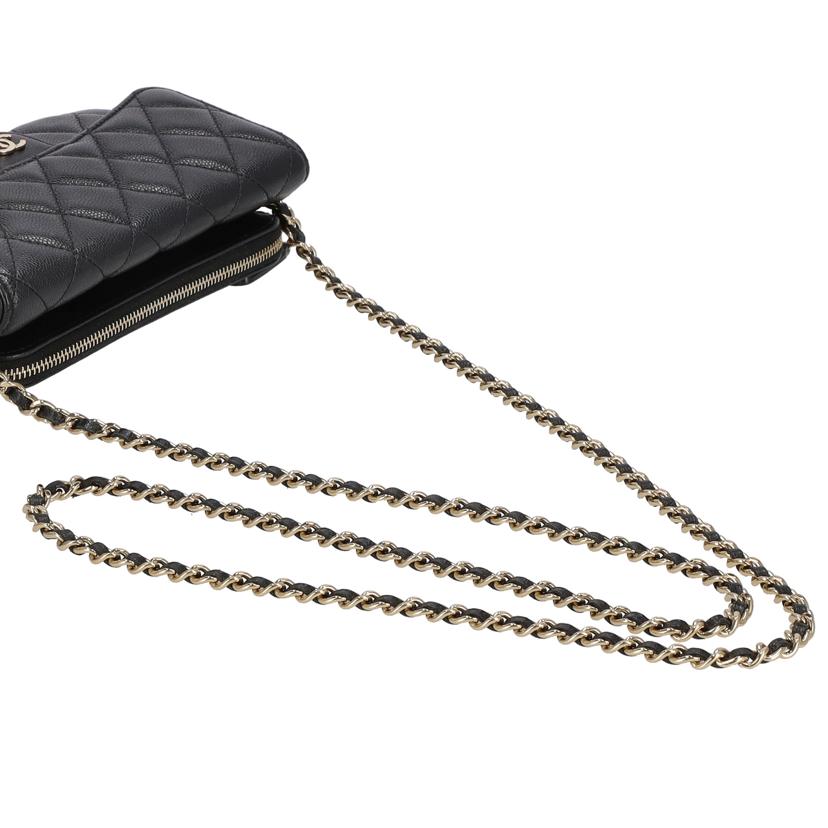 ＣＨＡＮＥＬ シャネル/シャネル／キャビアスキンチェーンショルダー／Ｇカード//312*****/ABランク/75