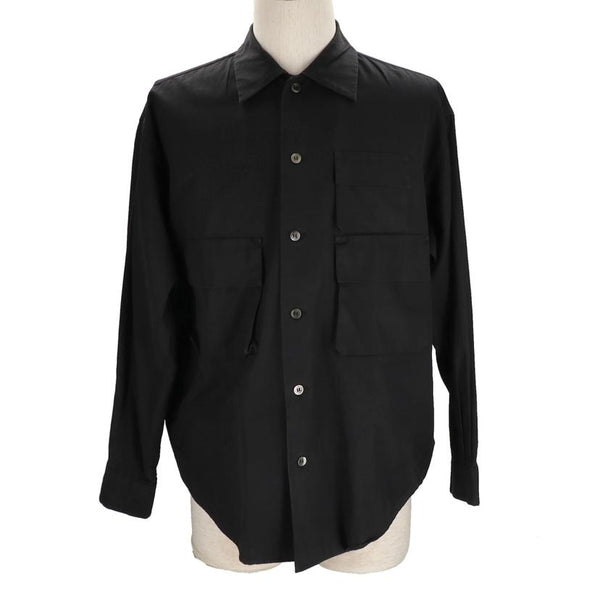 22AW ファッション knosisワークシャツ 黒 Mサイズ