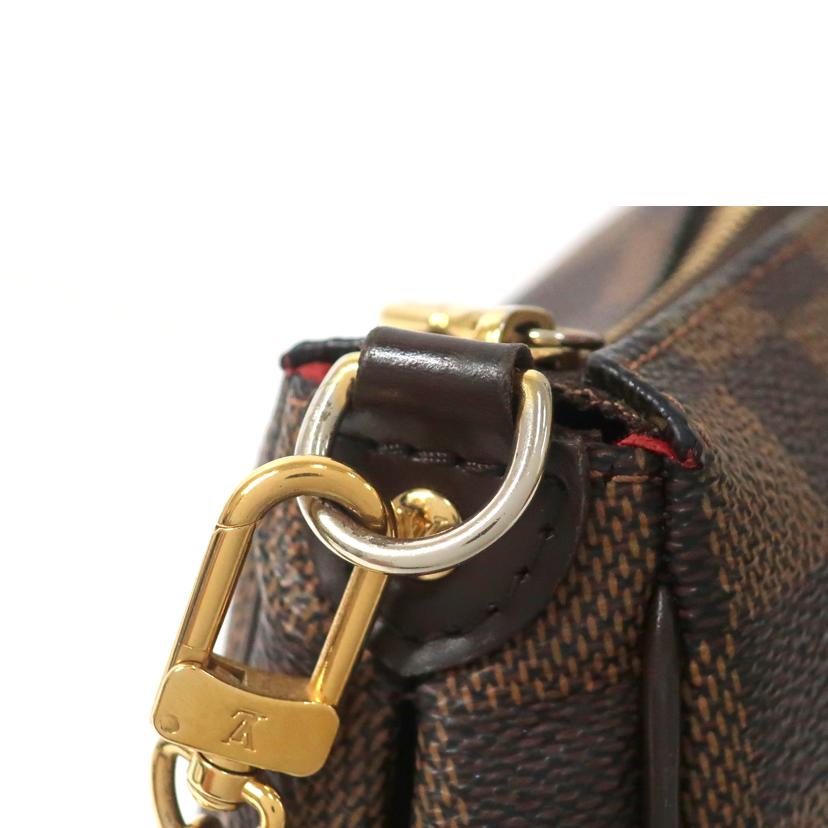 ＬＯＵＩＳ　ＶＵＩＴＴＯＮ ルイヴィトン ルイ・ヴィトン ビトン ダミエ・エベヌ 市松模様 ブラウン 茶 クラッチ チェーンショルダー ２ｗａｙバッグ ショルダーバッグ ハンドバッグ トートバッグ ブラウン メンズ レディース 定番 人気 ＬＶ 斜め掛け 肩がけ/エヴァ／ダミエ／エベヌ　２ＷＡＹバッグ　チェーンショルダー/N55213//DU1***/ABランク/65