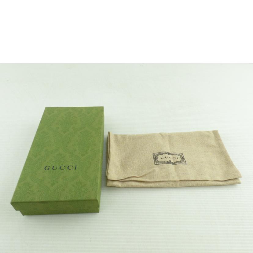 ＧＵＣＣＩ グッチ/シマレザーラウンドファスナー長財布/473928//525***/ABランク/64