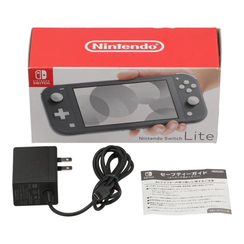 新品　未開封　領収書有　Nintendo Switch Lite グレー　本体