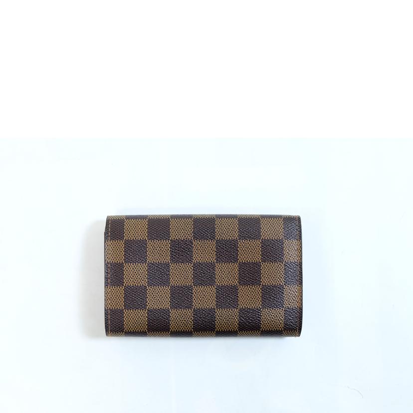　　ＬＶ ルイヴィトン/ポルトモネ・ビエ・トレゾール／ダミエ／エベヌ/N61730//CA1***/Bランク/71