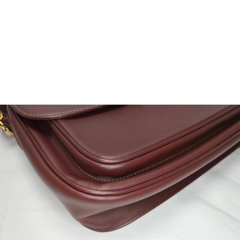 Ｃａｒｔｉｅｒ/マストライン　ショルダーバッグ　ボルドー　ヴィンテージ//CL025322/Bランク/52