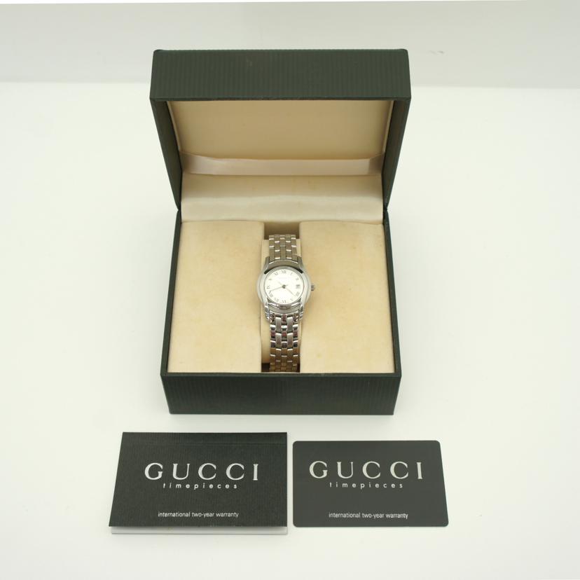 ＧＵＣＣＩ グッチ/Ｇクラス・シルバー／レディース／クオーツ/5500L//011****/Bランク/75