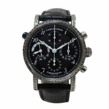 ＣＨＲＯＮＯＳＷＩＳＳ クロノスイス/トラ　クロノグラフ／黒文字盤/CH7423//00203/ABランク/84