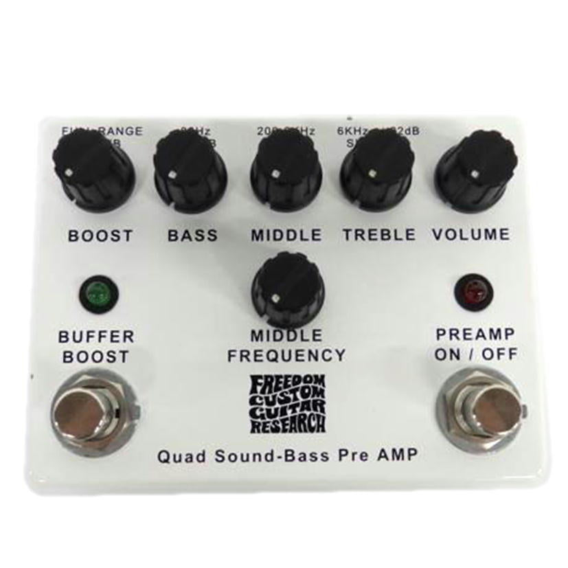 Freedom Custom Guitar フリーダムカスタムギターリサーチ /エフェクター/Quad Sound-Bass Pre AMP/アンプ/Bランク/77【中古】