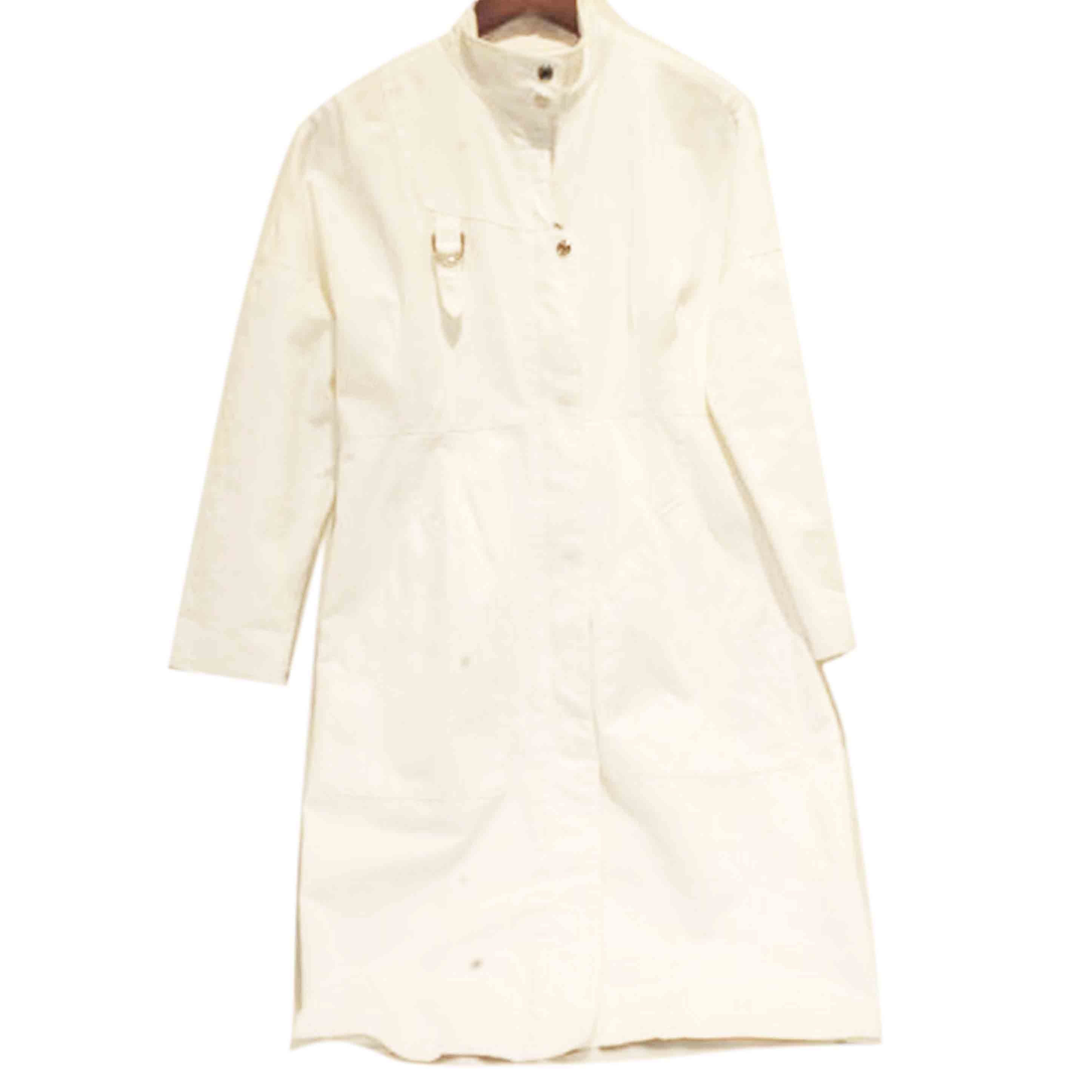 ＨＥＲＭＥＳ エルメス/セリエボタンコットンコートホワイト//Aランク/92