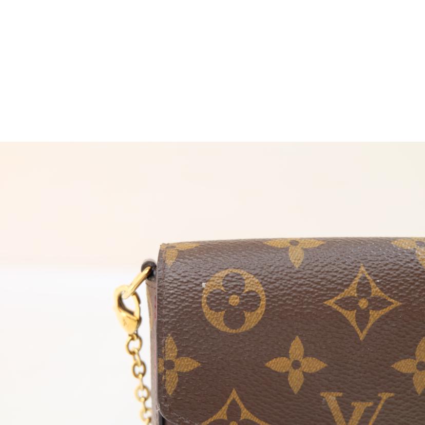 　　ＬＶ ルイヴィトン/ポシェット・フェリーチェ　／モノグラ・フーシャ/M61276//MZ2***/Aランク/71