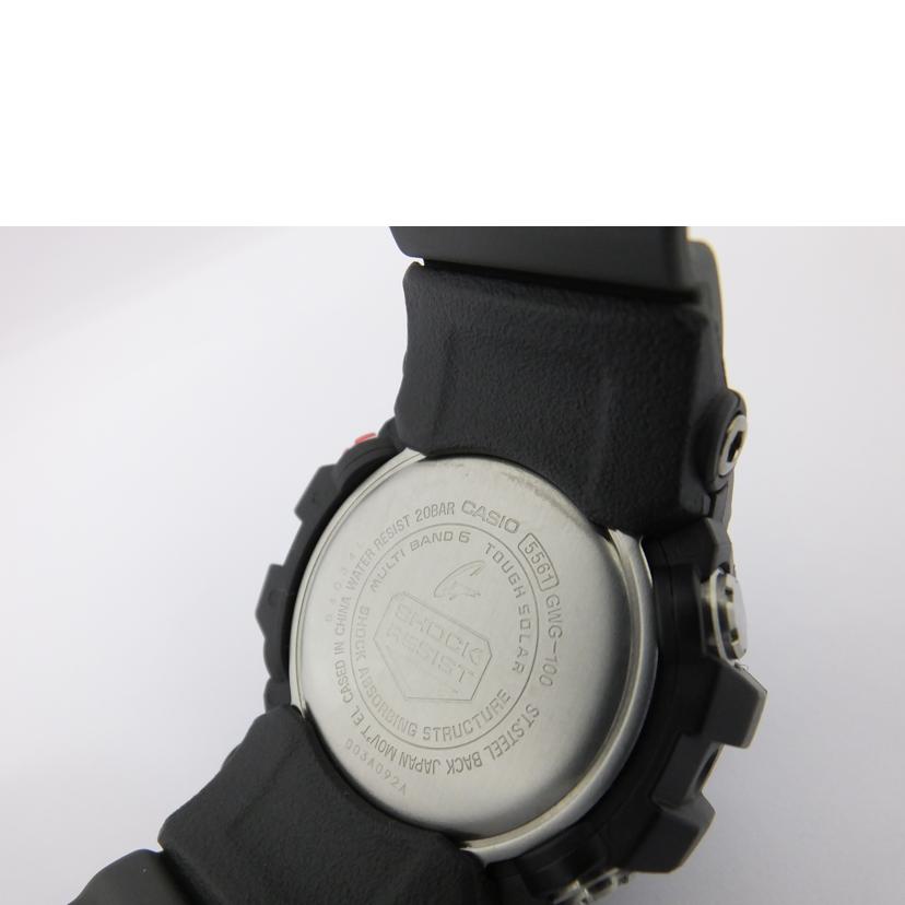 ＣＡＳＩＯ カシオ/ＭＡＳＴＥＲ　ＯＦ　Ｇ／ＭＵＤＭＡＳＴＥＲ／ソーラー電波/GWG-100-1A8JF//B4034L/ABランク/88