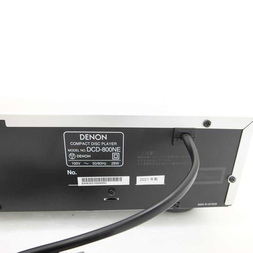 ＤＥＮＯＮ DENON/ＣＤプレーヤー／ＤＣＤ－８００ＮＥ/DCD-800NE//BAW36210506093/ABランク/88