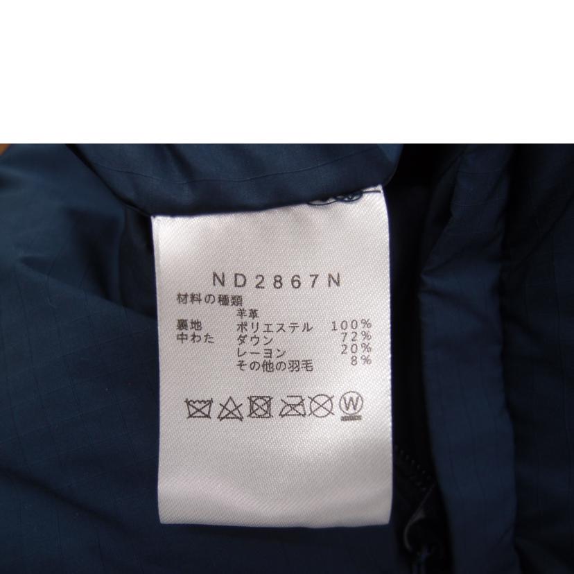ＴＨＥ　ＮＯＲＴＨ　ＦＡＣＥ ﾉｰｽﾌｪｲｽ/ＴＨＥ　ＮＯＲＴＨ　ＦＡＣＥ　マウンテンダウンレザージャケット/ND2867N//ABランク/69