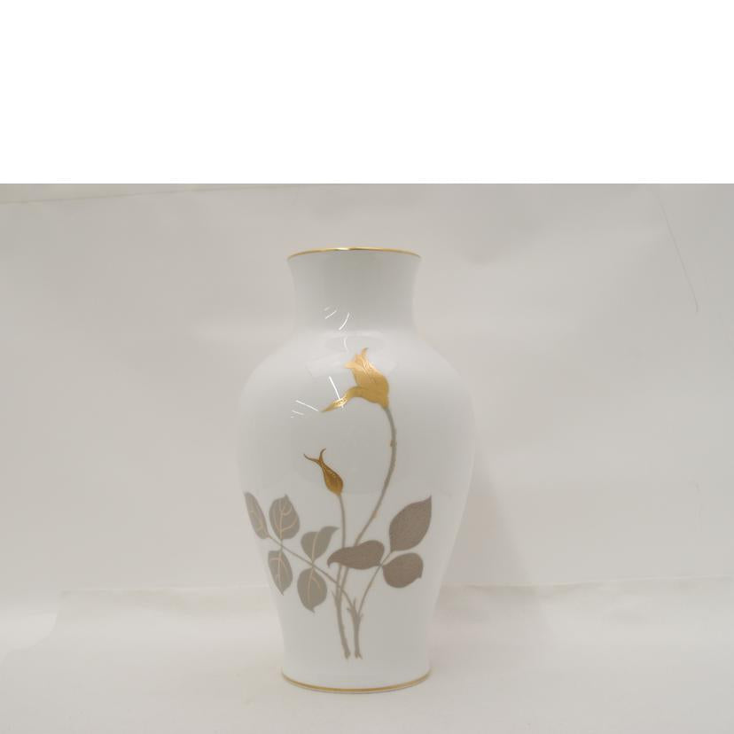 OKURA 大倉陶苑/金蝕バラ 36cm 花器 フラワーベース/花瓶/Aランク/69