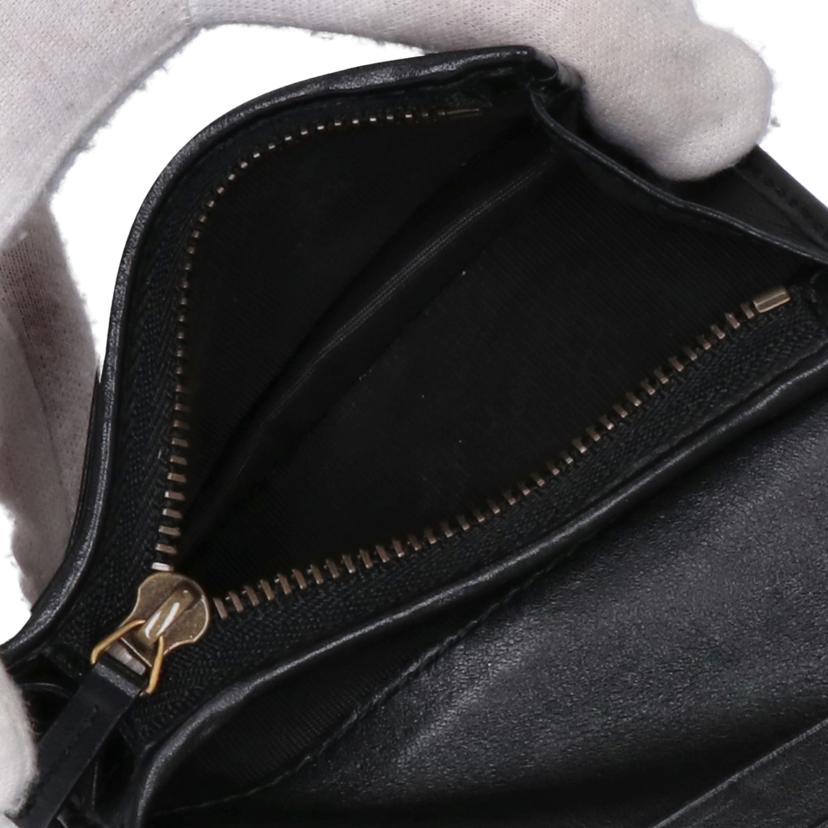 ＧＵＣＣＩ グッチ　財布　コンパクトウォレット　ミニ財布　カードケース　レディース　ブラック/ＧＧマーモントコンパクト財布/466492//0416/ABランク/75