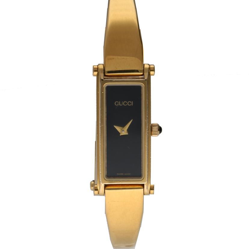 ＧＵＣＣＩ グッチ/バングルウォッチ・ブラック×ゴールド／クオーツ/1500L//036****/ABランク/75