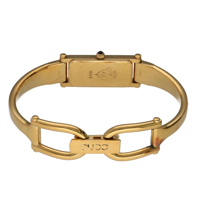 ＧＵＣＣＩ グッチ/バングルウォッチ・ブラック×ゴールド／クオーツ/1500L//036****/ABランク/75