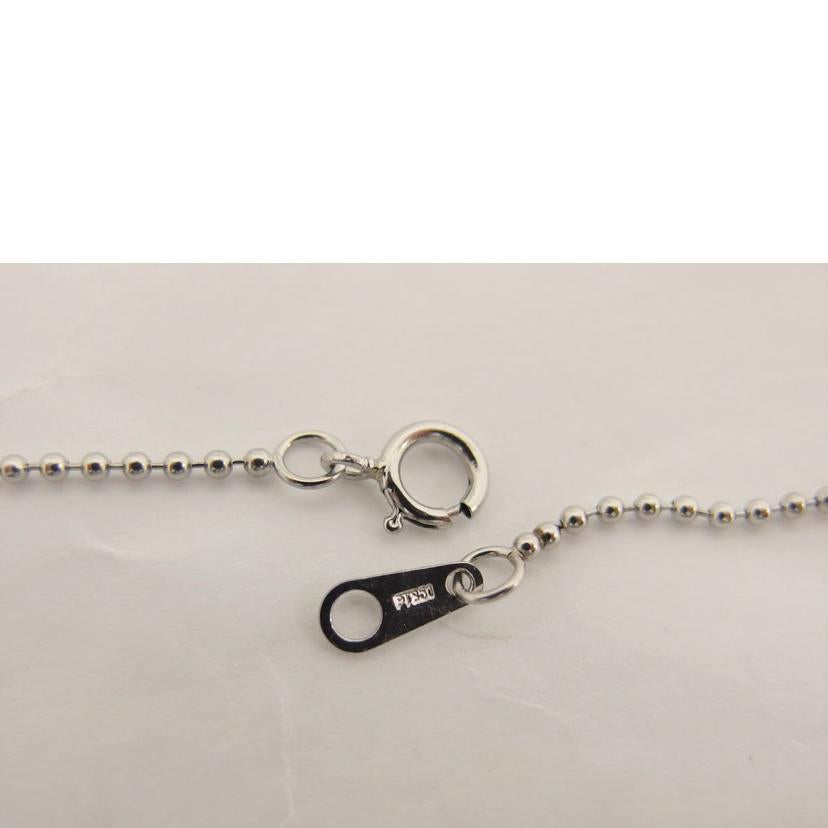 /Ｐｔ９００／Ｐｔ８５０ダイヤクロスネックレス/4.0g//D0.50ct/ABランク/04