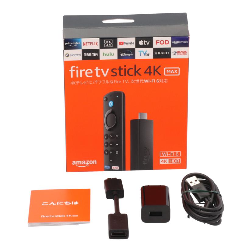 Ａｍａｚｏｎ アマゾン/Ｆｉｒｅ　ＴＶ　Ｓｔｉｃｋ　４Ｋ　ＭＡＸ　（第３世代）/K2R2TE//G071R207141312L4/Bランク/75